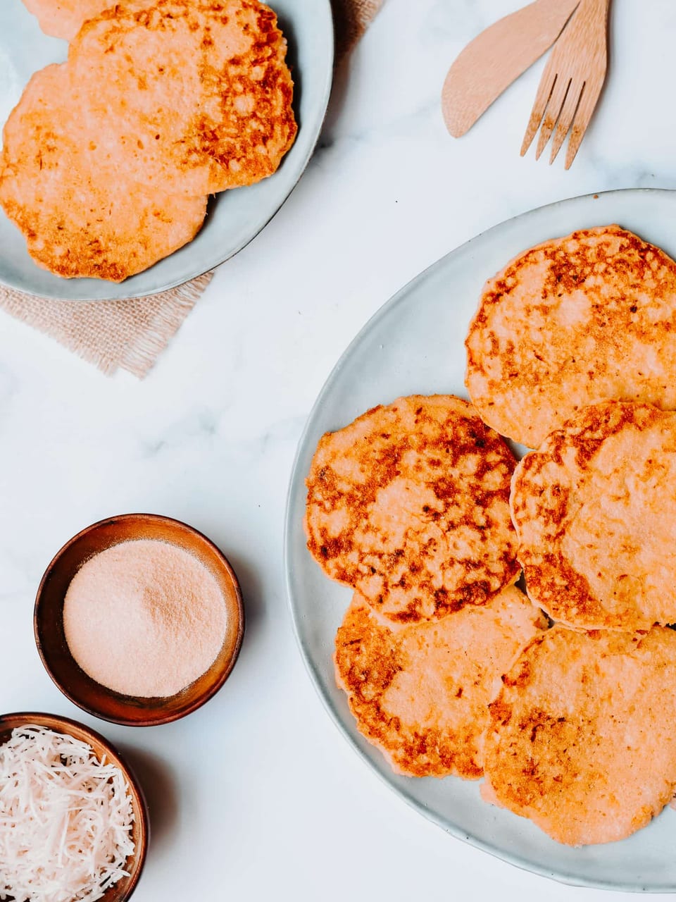 Galettes de maïs sans gluten à la courge