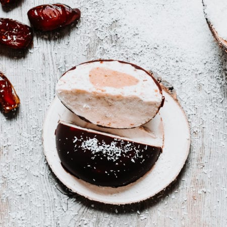 Mystères healthy sans sucre ajouté à la noix de coco & au cœur de cacahuète